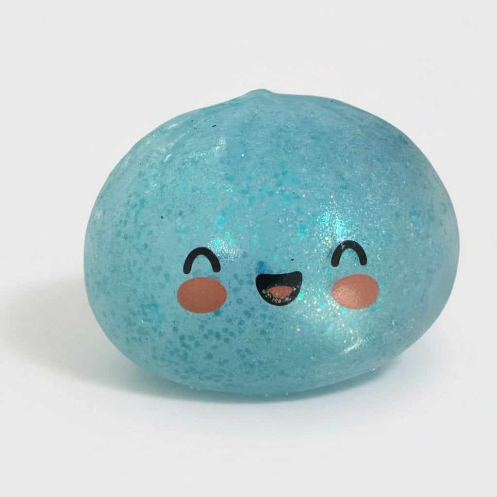 Bao Bun Squishy - Blue Speckled