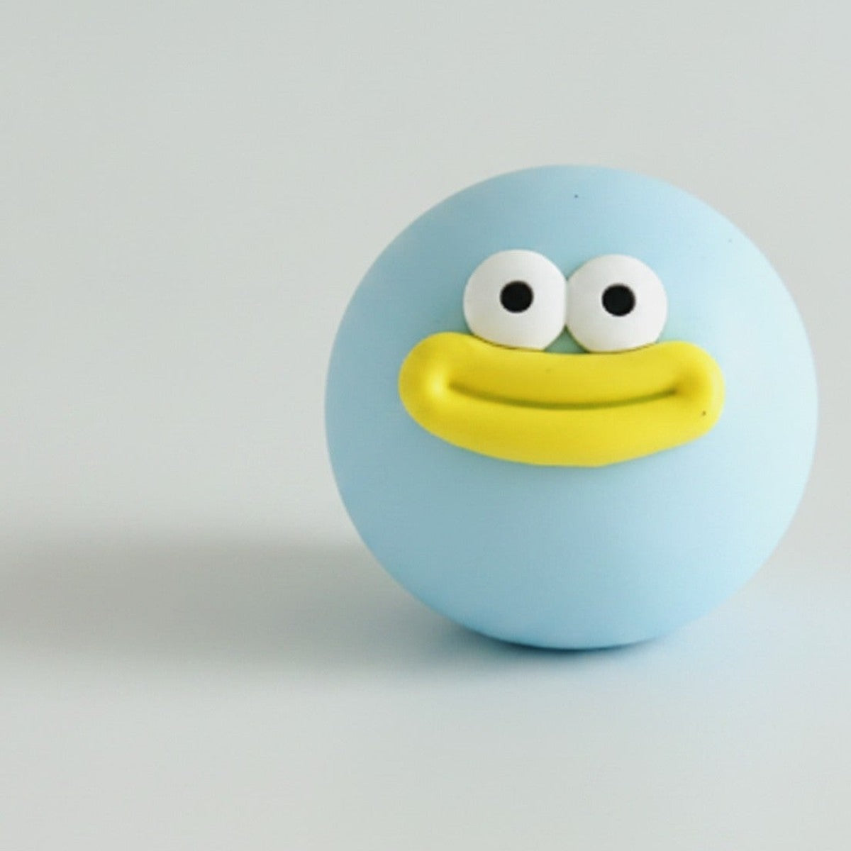 Duck Face Rubber Ball - Blue – novelty & toys (view 1)