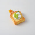 Toast Squishy Charm - Green Grape Cream Toast