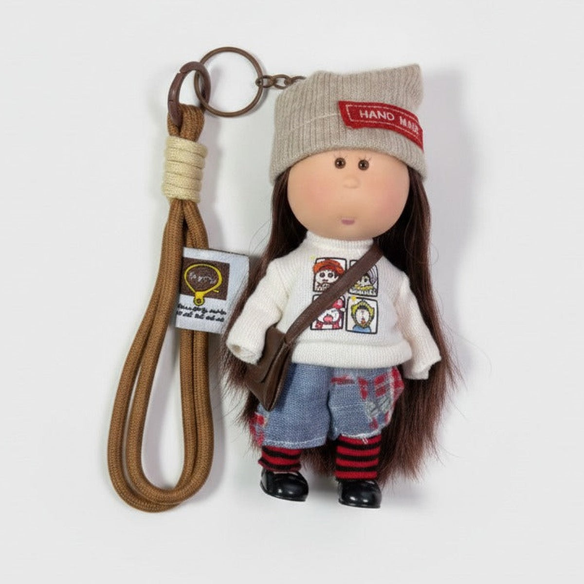 Mini Doll Keychain With Strap - Type 1