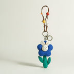 Flower Bunny Keychain Charm – novelty & toys (view 1)