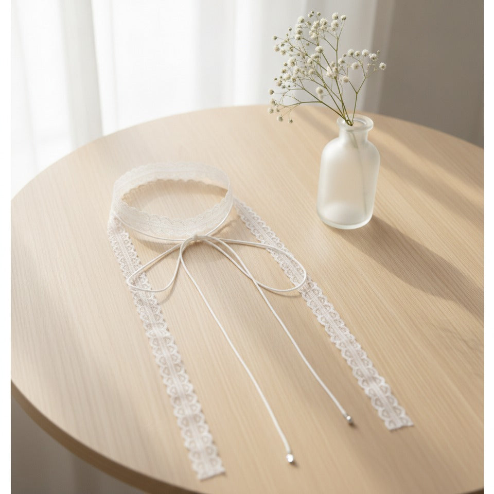 Textured Long Wrap Scarf - White