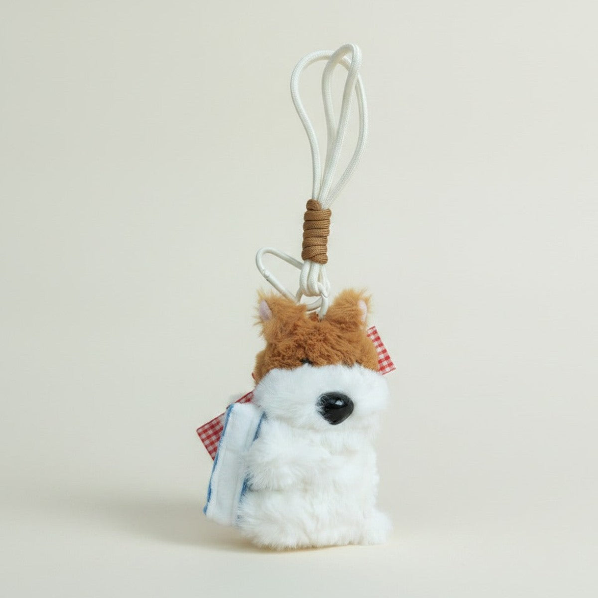 Cute Fluffy Hamster Keychain – novelty & toys (view 1)