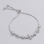 Rose Celestial Star Charm Bracelet - Bracelet - Silver – jewelry (view 1)