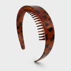 Tortoiseshell Comb Headband With Teeth – hair accessories (view 1)