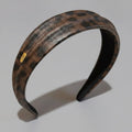 Tortoiseshell Brown Padded Headband – hair accessories (view 1)