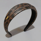Tortoiseshell Brown Padded Headband – hair accessories (view 1)