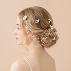 Pearl Hair Pin Set - Silver Pearl