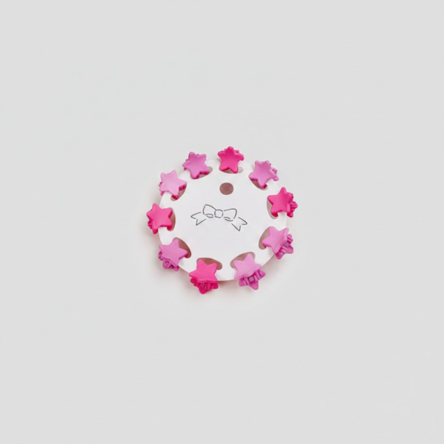 Blue Flower Hair Clips Set Barbie Pink Stars