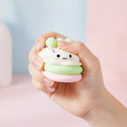 Squishy Cake Bite - Coffee - squeeze in hand