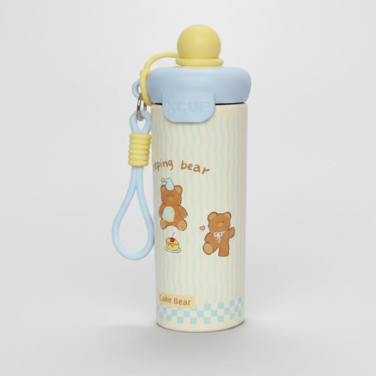 Pastel Bear Insulated Tumbler With Strap – novelty & toys (view 1)