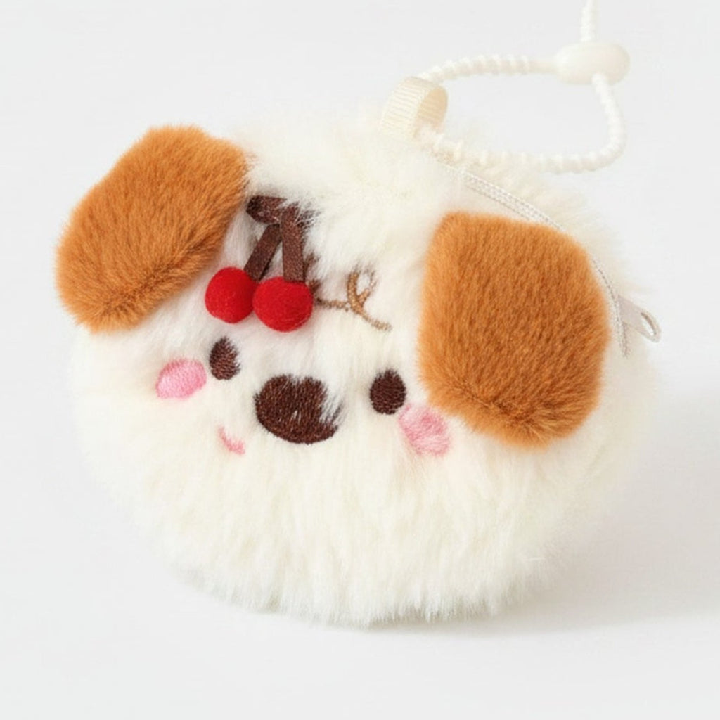 Plush Cherry Animal Coin Purse Charm - Type 2 – novelty & toys (view 1)