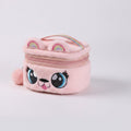 Fuzzy Creature Cosmetic Pouch - Pink