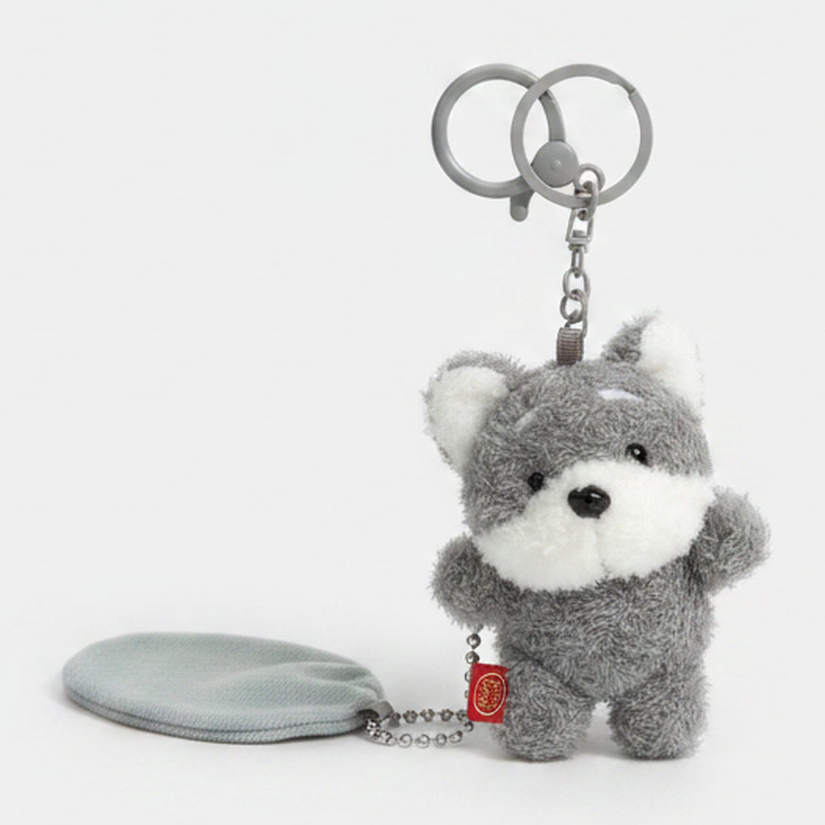 Plush Puppy Keychain Charm – novelty & toys (view 1)