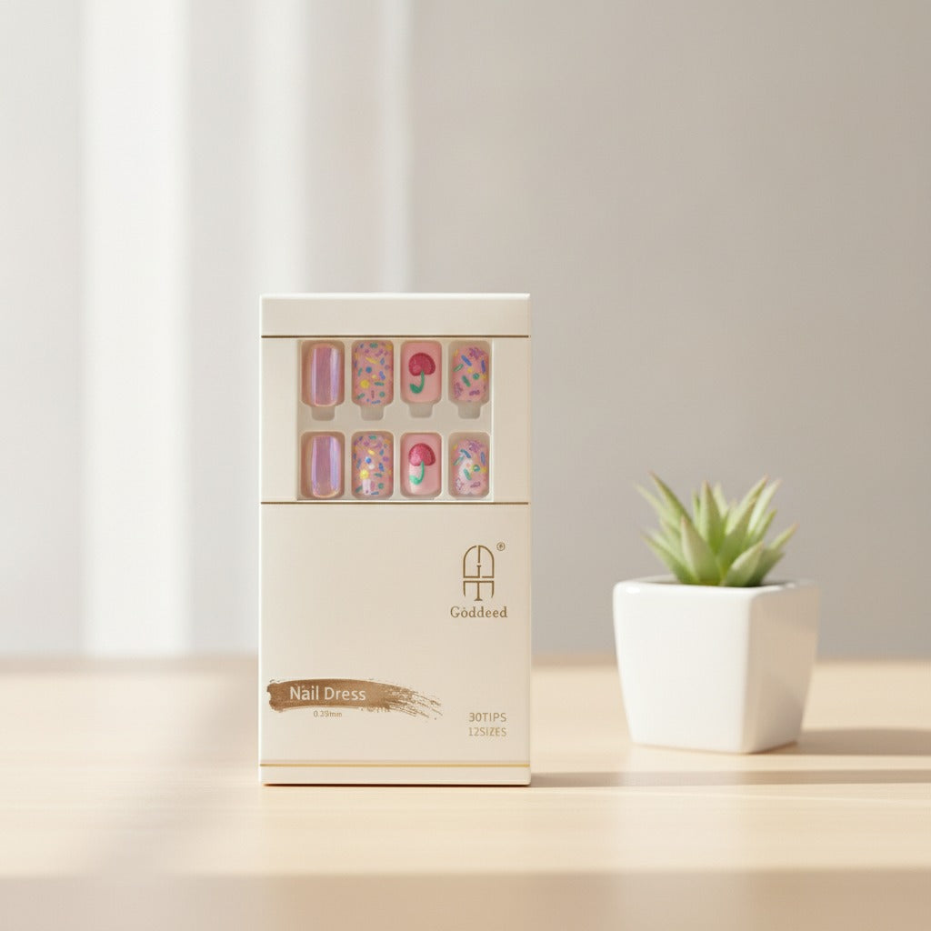 Mixed Media Nail Art Set - Pink Multi