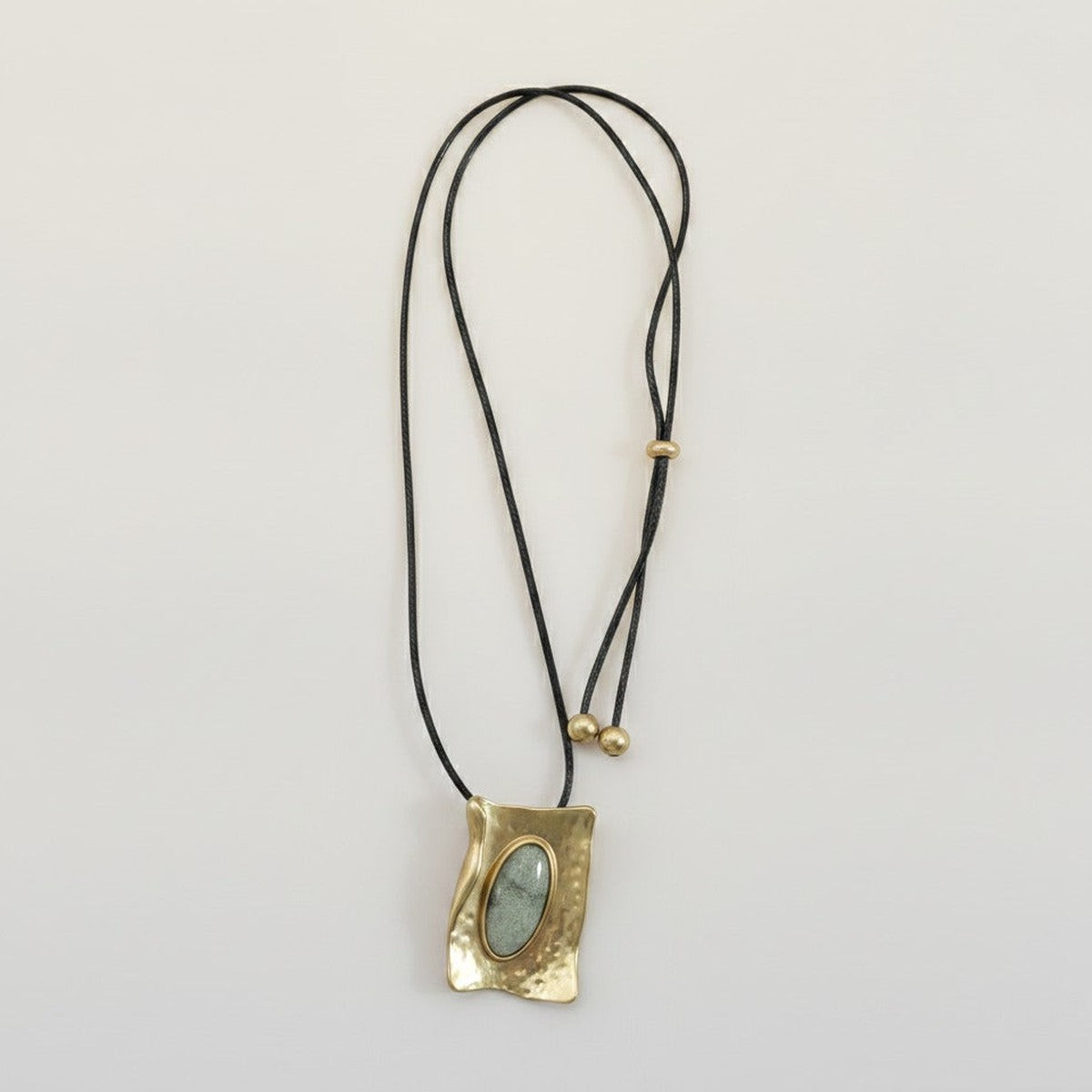 Chic Adjustable Pendant Necklace with Stone – jewelry (view 1)