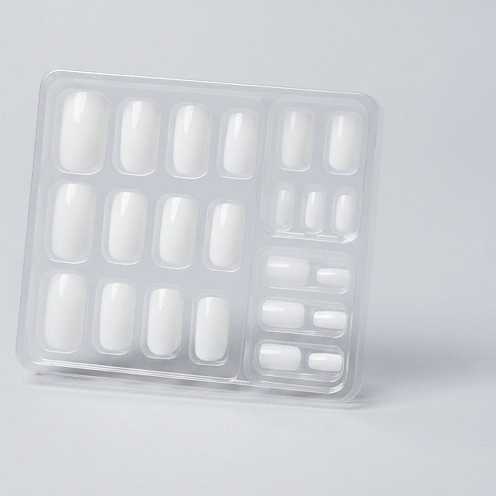 Press-On Nail Ring Set - White