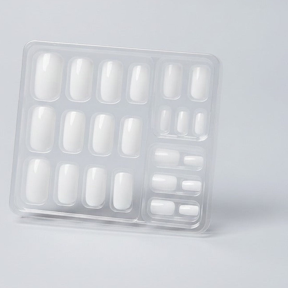 Press-On Nail Ring Set - White