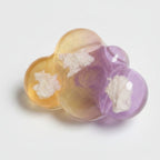 Cloud Puff Phone Grip - Shimmer Purple Yellow