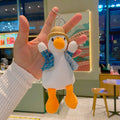 Couple Duck Plush Keychain Wedding Gift Toy - Blue