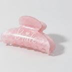 Heart Bride Hair Claw Clip - Pink Bride Heart – hair accessories (view 1)