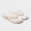 Puffy Cloud Platform Slippers White & Pink