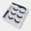 Magnetic False Eyelashes Kit With Eyeliner – Korean beauty tool (view 1)