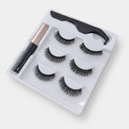 Magnetic False Eyelashes Kit With Eyeliner – Korean beauty tool (view 1)