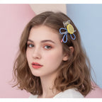 Citrus Slice Hair Claw - Blue