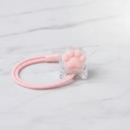 Paw Print Pop It Keychain - Clear