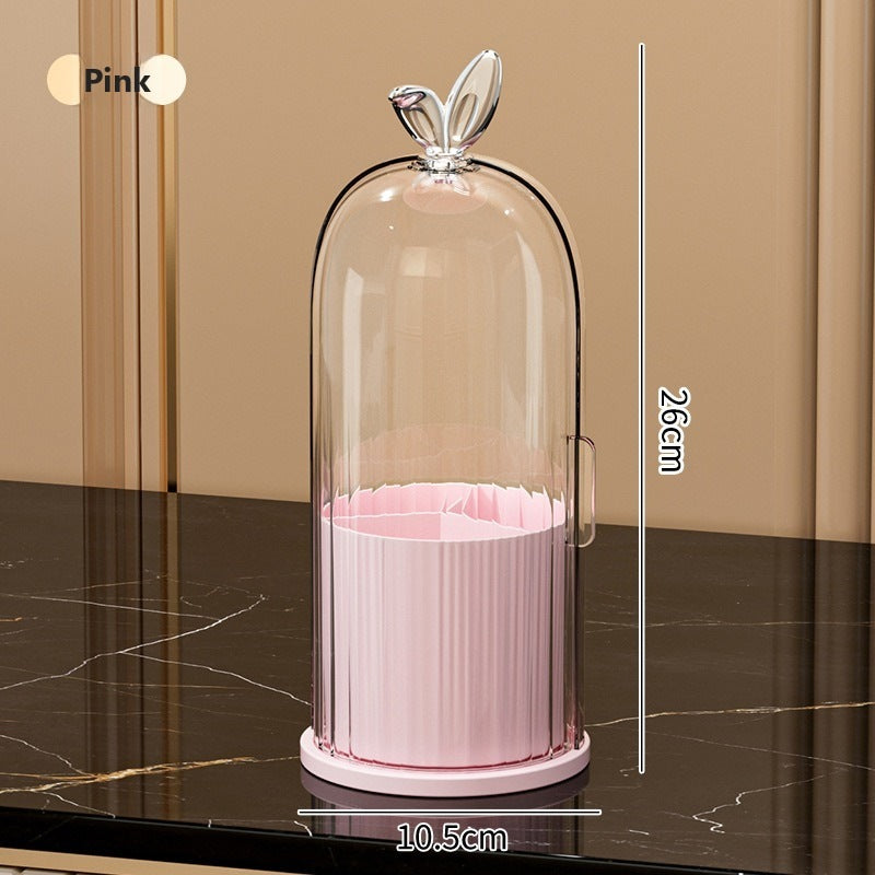 Desktop cosmetic storage box - Pink