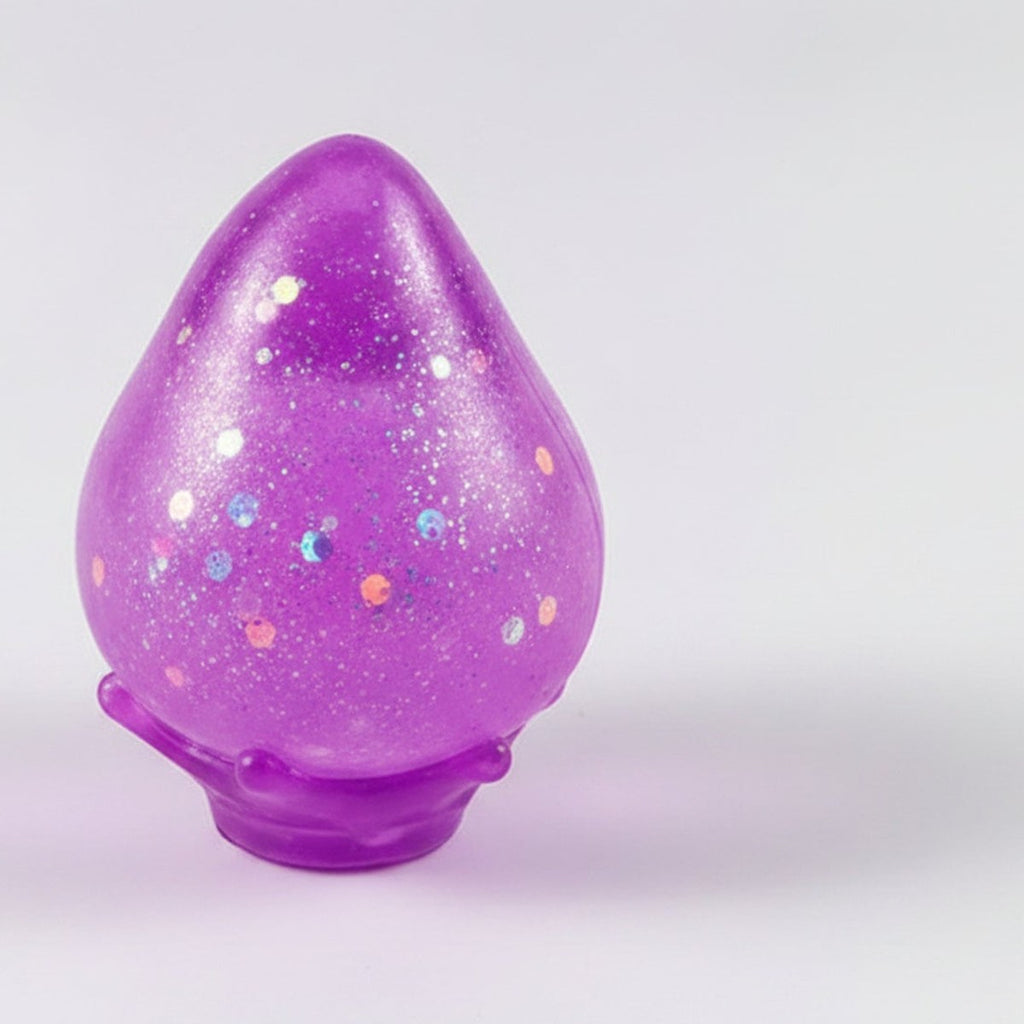 Glitter Water Drop Squishy - Purple