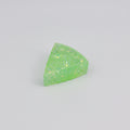 Glitter Triangle Cheese Squishy - Green