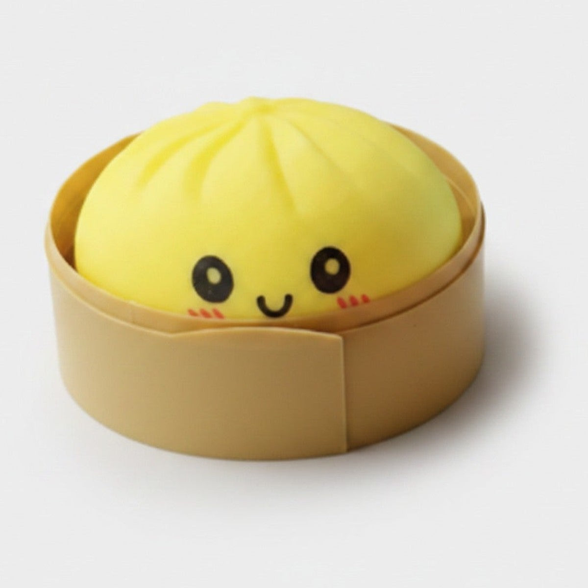 Cute Yellow Dumpling Character Squishy Toy – novelty & toys (view 1)