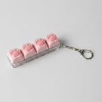 Mini Paw Pad Keychain - Pastel Pink