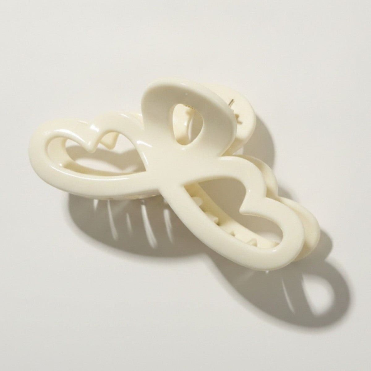 Butterfly Hair Claw Clip - Milk White #1 – hair accessories (view 1)