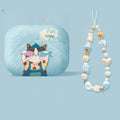 Yellow Flower Girl AirPods Case & Pearl Lanyard – tech (view 1)