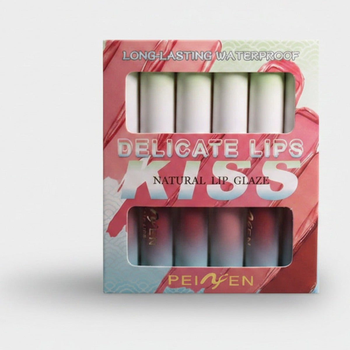 Delicate Lips Natural Lip Glaze Set Waterproof – Korean beauty tool (view 1)