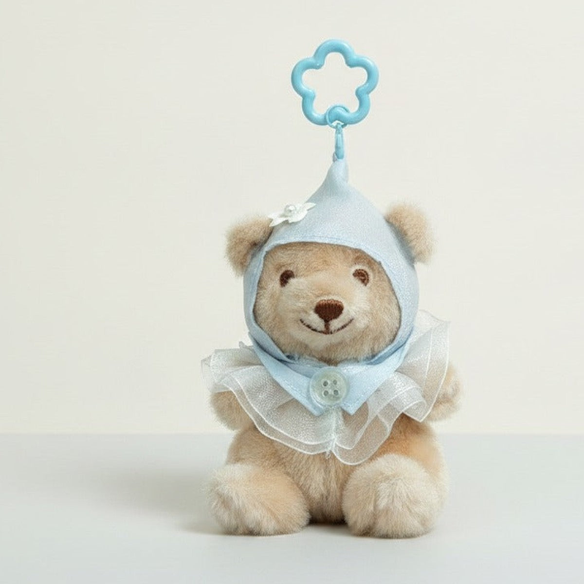Cute Hooded Teddy Bear Plush Charm – novelty & toys (view 1)
