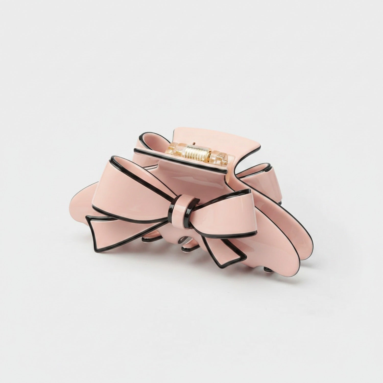 Bow Claw Hair Clip Pink Bow
