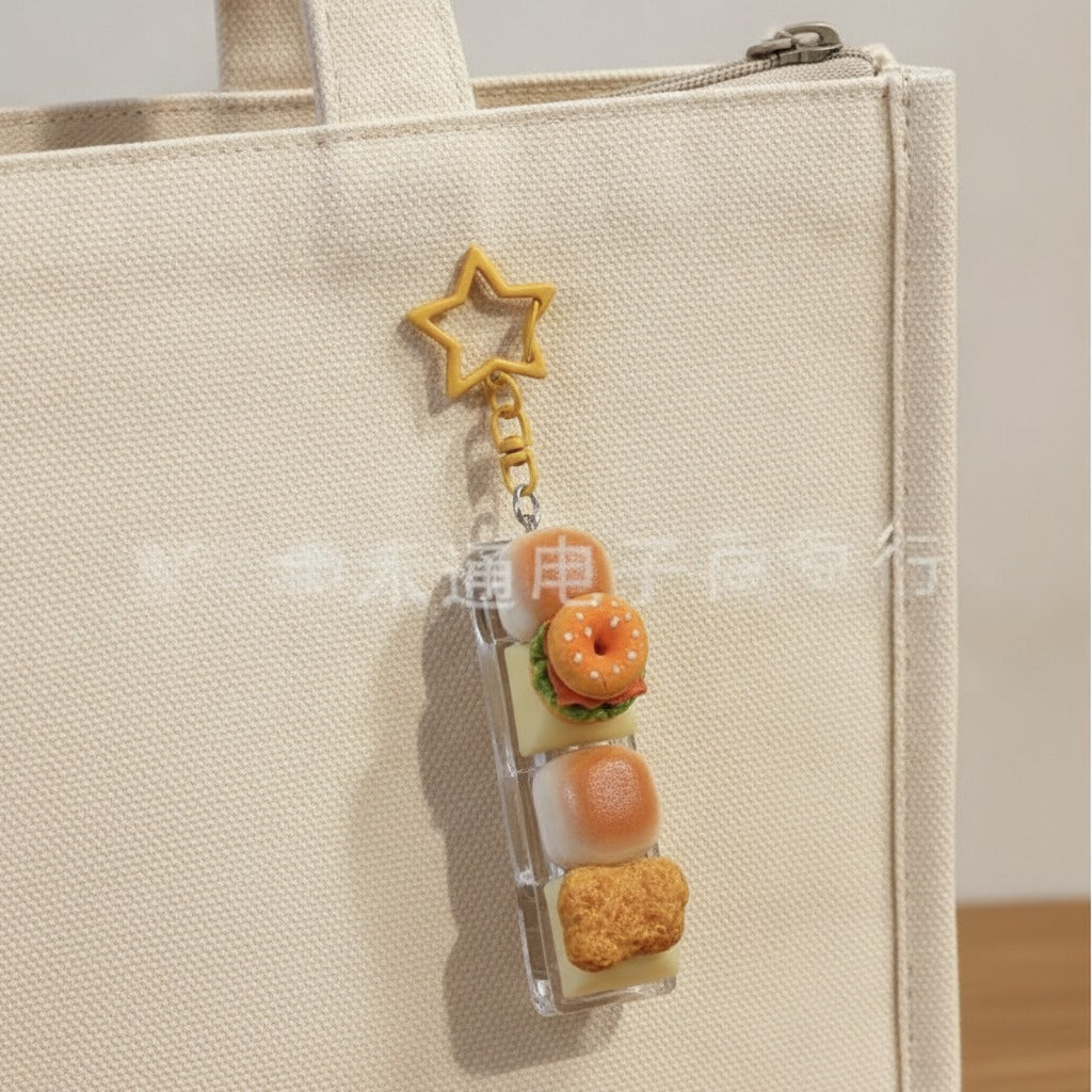 Fast Food Stack Keychain - Chicken Nuggets