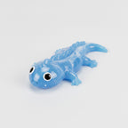 Sparkly Squishy Salamander Charm - Blue