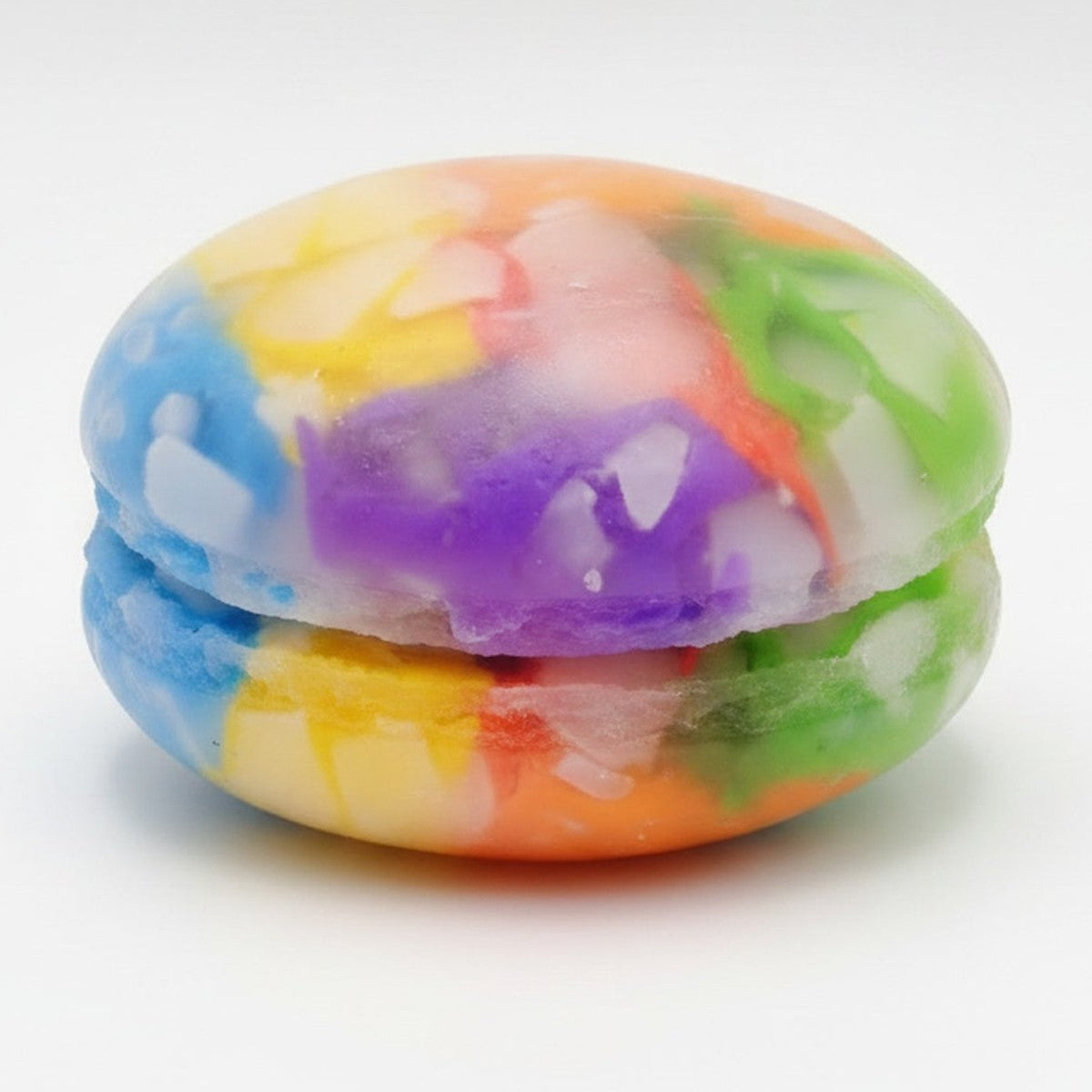Squishy Stress Ball - Pink, Yellow & Blue