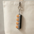 Angry Cookie Keychain - Black Base
