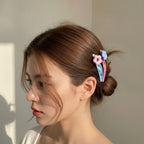 Gemstone Hair Clip Set Floral Gemstones
