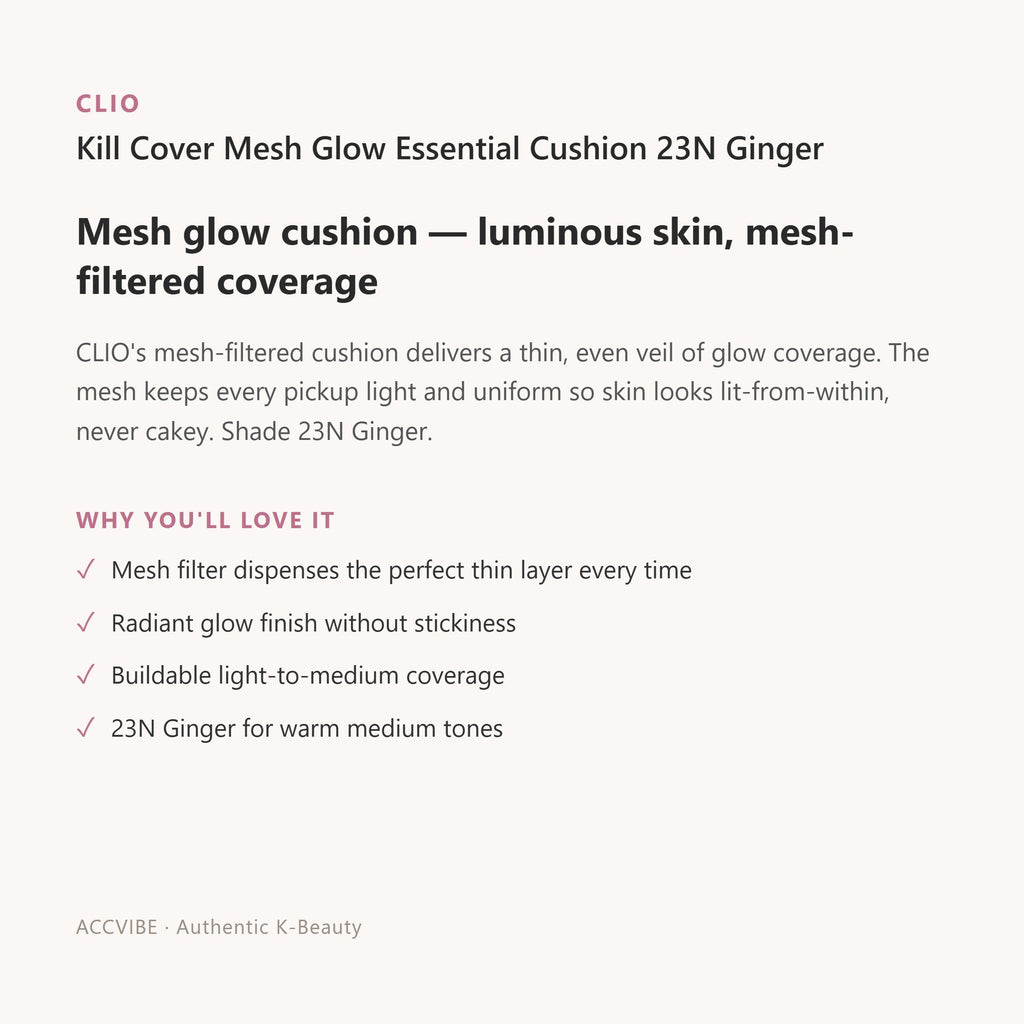 Kill Cover Mesh Glow Essential Cushion