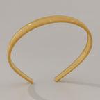 Glossy Padded Headband - Vitality Headband - Beige – hair accessories (view 1)