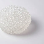Clear bubble popping fidget ball - front