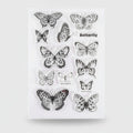Butterfly Clear Sticker Sheet Collection – stationery (view 1)