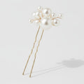 Pearl Hair Pin Set - Gold & White Pearl